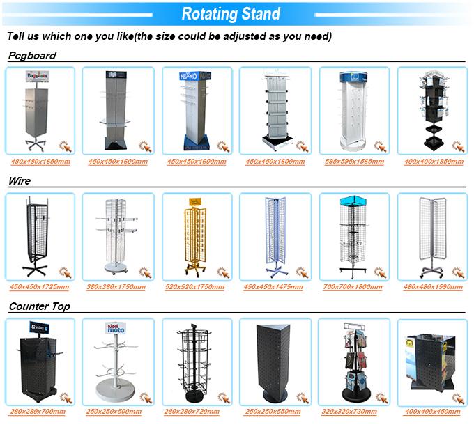 Spinning Rack Exhibition ขาตั้งแบบหมุนได้